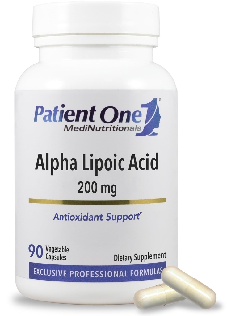 Acido lipoico alfa (ALA) 200 mg | Supplemento antiossidante al supporto Nerve e Liver Health* | 90 capsule