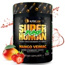 ALPHA LION Pompa Superhuman Pre Workout Powder, Nootropic Caffeine & Stim Free Preworkout Supplement, Nitric Oxide Booster, Muscle Gainer, Energy & Focus (42 Serve, Mango Veiniac Flavor)