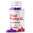 Vital Pump XL Testo Gummies, Official Vital Pump XL Male Performance Gummys with All Natural Ingredients, Advanced Supplement with Maximum Strength Vitamins for Your Active Lifestyle (60 Gummies)