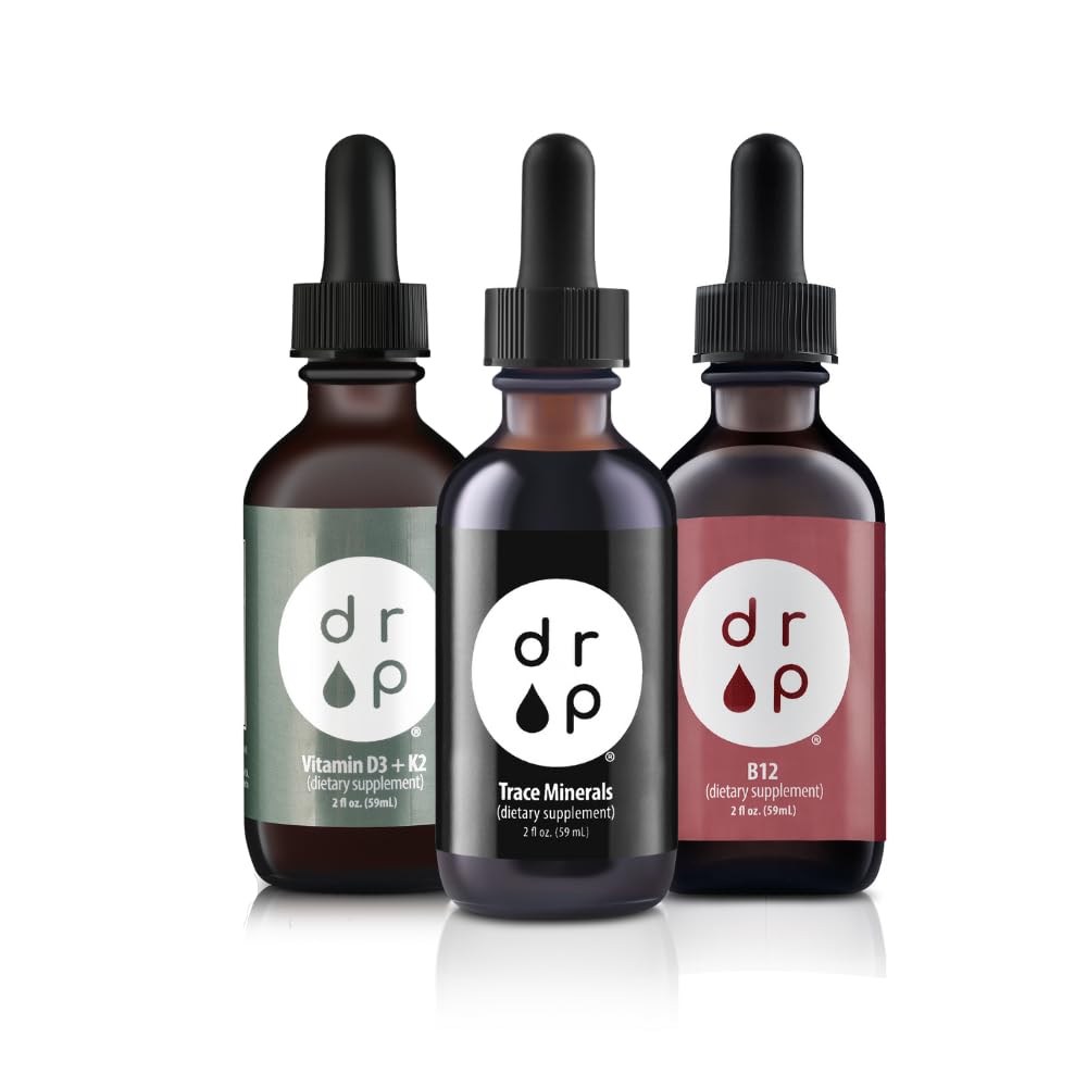 Suppléments de gouttes Les minéraux traces organiques Les gouttes électrolytes, les gouttes de vitamine D3+K2 et les gouttes liquides de vitamine B12