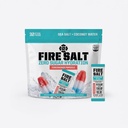 Fire Science Fire Salt Hydration Sticks, Electrolytes & Coconut Water, Hydration Drink Mix with Magnesium, Potassium & Sodium, Zero Sugar, Single Serve On the Go Packs, Firecracker Popsicle, 32 Count
