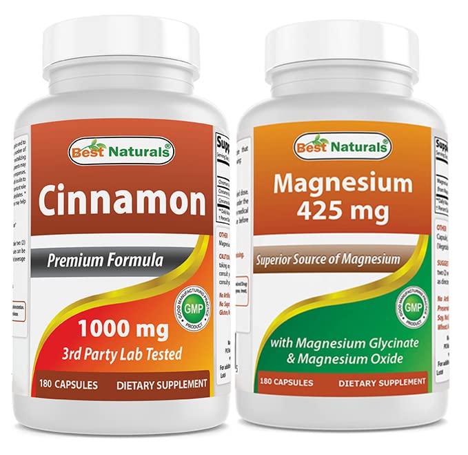 Cinnamon 1000 mg & Magnesium Glycinate 425 mg