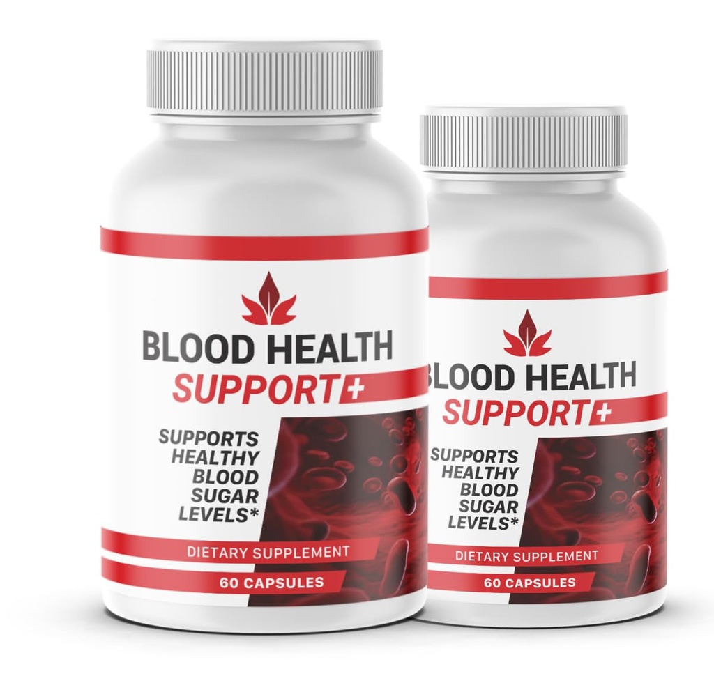 (2 Pack) Premium Blood Health Support Supplement–Supports Healthy Blood Circulation – Includes Bitter Melon Extract, Vanadium, Chromium, Cinnamon, & Alpha Lipoic Acid (120 Capsules)