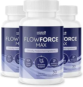 FlowForceMax supplément de soutien à base de plantes - formule naturelle à base de plantes avec extrait de palmier à scie