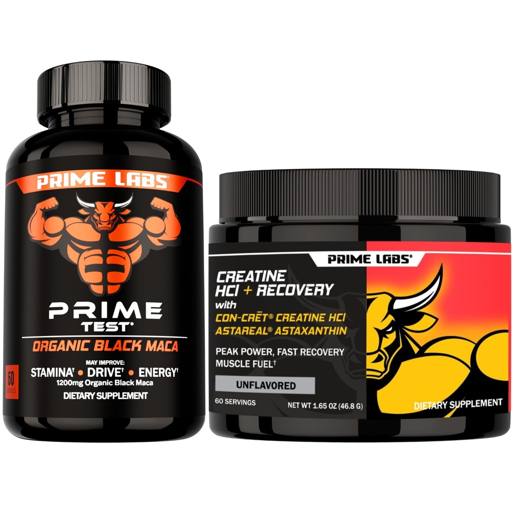 Prime Labs Black Maca + Creatine/AstaReal Powder