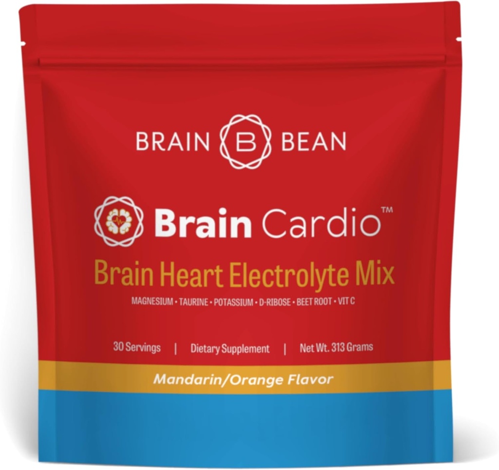 Gehirn Spark | Magnesium L-Threonate, Kreatin, D-Ribose, Taurine, P5P und mehr | Neuroenhancer Getränke Mix für Mitochondrial Brain Support | 30 Portionen
