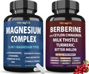 Magnesium Complex & Berberine Supplement Bundle (120 Capsules)