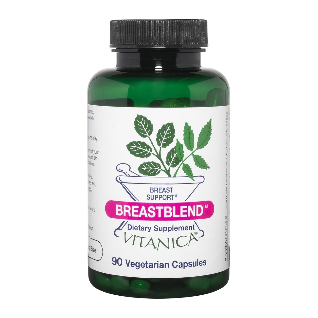Vitanica BreastBlend, Assistenza al seno, Vegan, 90 capsule