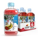 Electrolyte Solution - Electrolytes Drink, Hydration Booster & Rehydration Drink for Kids & Adults, Hydrates, Replenishes, Energizes, Strawberry Banana Flavor, 1 Liter (4 Pack)