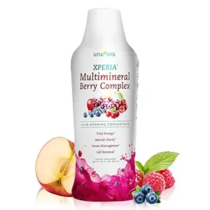 Xperia Concentrato, Liquido, Erbale Multimineral, Multivitaminico per donne e uomini, Ashwagandha, Energia Naturale Boost, Sciroppo Agave & Stevia, 30 Fl oz.
