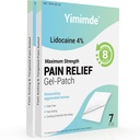 4% Lidocaine Numbing Patches | Maximum Strength Pain Relief for Back, Neck, Shoulders, Knees, Elbows | Fast Acting, Unscented| 14 Count Value Pack