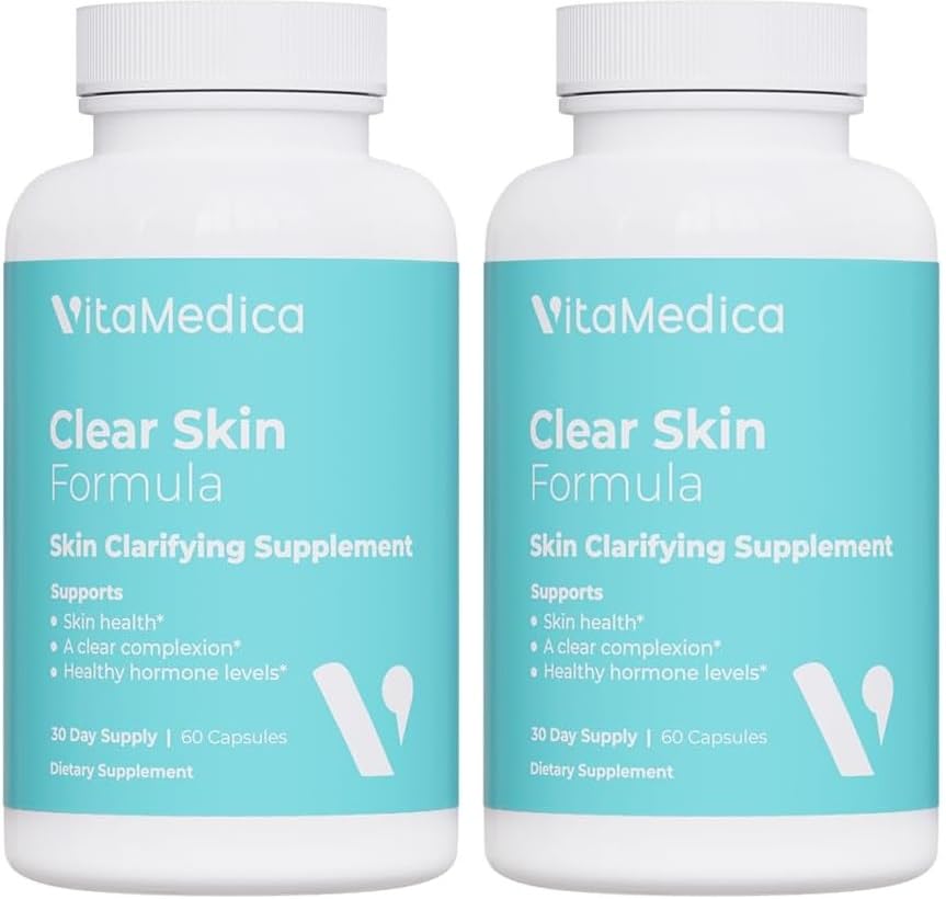 VitaMedica formule de vitamine claire de la peau Supplément d'acné nonkystique pour le nettoyage de la peau