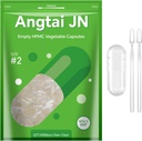 Capsules vides Taille 2 - Capsules véganes Vide - Capsules de pilules Vide (5000 Nombre) avec 2 cuillères Micro Lab pour le kit de remplissage de capsules - Capsules de légumes Vide pour le bricolage Vos propres suppléments