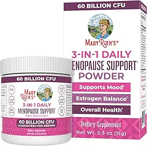 MaryRuth Organics 3-in-1 Menopause Probiotici per le donne | Clinically Tested | Menopause Supplemento per le donne | Supporto ormonale & Estrogen Supplemento per le donne