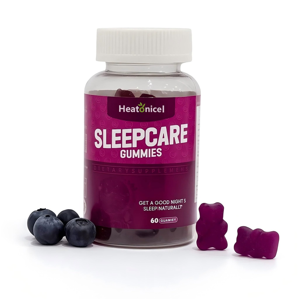 Sleep Gummies for Adults 10mg Melatonin, Support with Magnesium, Vitamin B6, Gluten-Free, Blueberry Flavor-60 Count