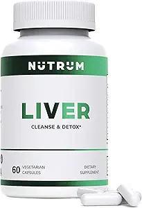 Nettoyer le foie et le supplément de soutien de la santé de détox par nutriment, formule de foie végétalien, renouvellement naturel du foie à base de plantes avec vitamine C, chardon de lait, soutien pour la mauvaise haleine, l'acné, faible énergie, 60 capsules