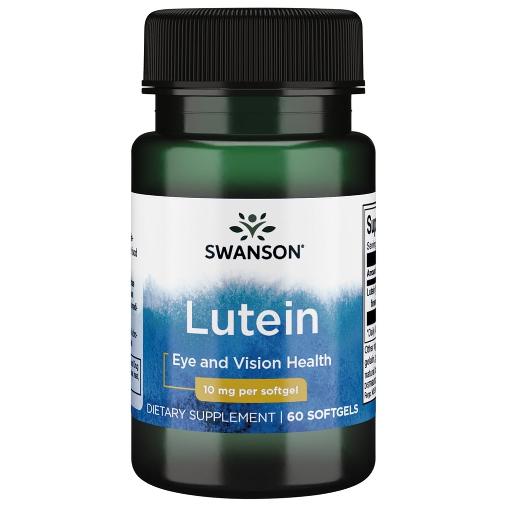 Swanson Lutein 10 Milligrammi 60 Sgels