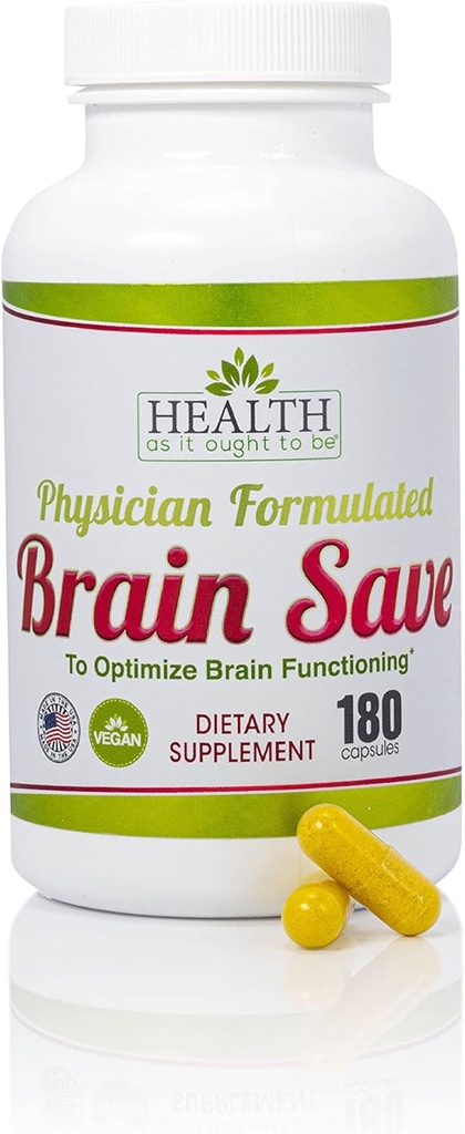 Salute come esso ha bisogno di essere cervello Salva supplemento | Medico formulato per ottimizzare il cervello Funzionamento | 180 capsule