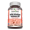 Amazing Omega Wild Alaskan Salmon Oil 2000mg Par portion Softgels Supplément (90)