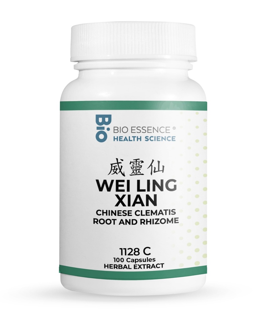 1128C Wei Ling Xian, Chinese Clematidis (Raw), 100 Caps/Bottle (2 Bottles)