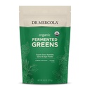 Dr. Mercola Organic Fermented Greens Powder - Supports Digestive & Cellular Health - Certified Organic, Non-GMO & Soy-Free - 9.5 oz (90 Servings)