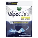 Vicks VapoCool Severe Medicated Sore Gocce di Troia, Mentolo di Max Forza, Dolore di Soothes Sore Throat Pain, Winterfrost Flavor, 45ct