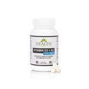 Gesundheit als es Ought Vitamin D3+K2 Supplement | Unterstützt gesunde Knochen und Immungesundheit | 60 Kapseln
