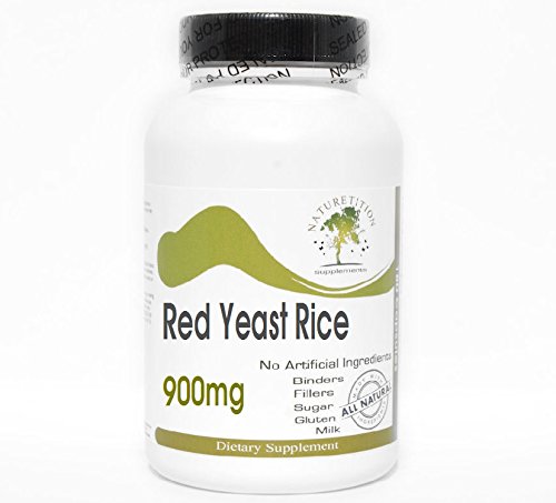 Red Yeast Rice 900mg ~ 90 Capsules - No Additives ~ Naturetition Supplements