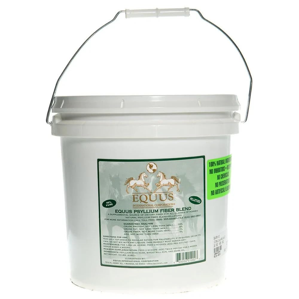 EQUUS Psyllium Fiber Blend Pellets 10lb
