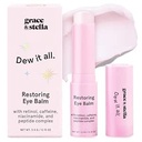 Anmut & stella Under Eye Brightener Balm Stick - Reise Größe Toiletten - Retinol & Caffeine Augencreme für dunkle Kreise, Puffiness, Falten - Wiederherstellen und Hydrate - Vegan Hautpflege (0.13oz / 3.5g)