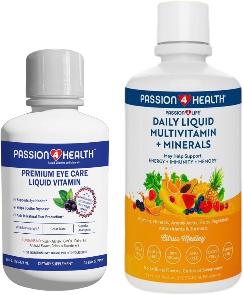 Vitamine liquide per la cura degli occhi Premium Bundle