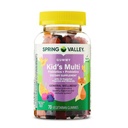 Spring Valley Kid's Multivitamin with Prebiotic Fiber & Probiotic, 70 Count Vegetarian Gummies