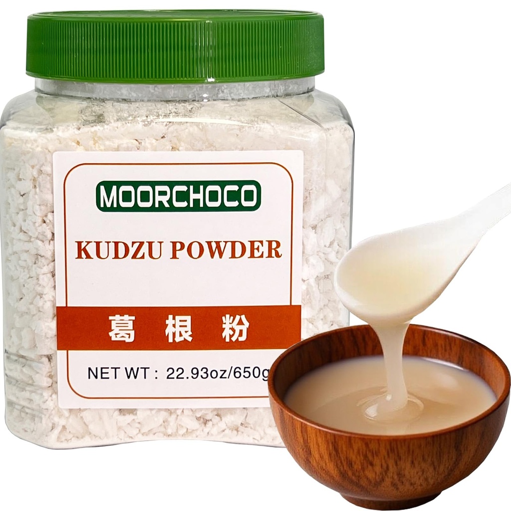 Kudzu Root Powder-Pure and Natural Chinese Herbal Medicine, 22.93oz/650g-Kudzu Starch -Pure Pueraria Lobata Starch 葛根粉 (Kudzu Root Powder)