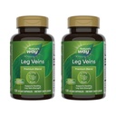 Le vene della gamba di modo della natura, supporta la forza della vena della gamba sana*, la miscela di 6-herb, con l'estratto di ciambella del cavallo, il dente di leone, senza glutine, 120 capsule vegane (la pasta di maggio vary) - 2 pacchetto