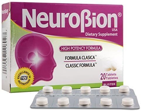 Neurobion Classic 20 Tablets Vitamin B Energy Booster - Formula Clasica