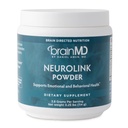 Dr Amen BrainMD NeuroLink Powder - 114g - Supporta memoria, messa a fuoco e concentrazione - Gluten Free - 30 Serve