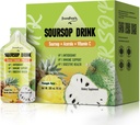 Soursop et supplément liquide d'acérola, Aitters de sourcils liquides, boisson pour stimuler la vitamine C, absorption rapide, végétalien, non-OGM, 10 paquets