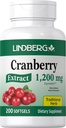 Pilules de canneberge de Lindberg pour les femmes $ 1200mg $ 200 Softgels