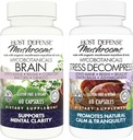 Host Defense Bundle mit MycoBotanicals Brain* Kapseln, 60 Count & MycoBotanical Stress Decompress* Kapseln, 60 Count - Support Memory & Focus - Support Relaxation*