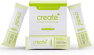Creare polvere monoidrata della creatina di servizio singolo – 5g Creapure Creatine | Ridefinizione della forza, energia e recupero | senza zucchero, vegano, non OGM | Lemon/Lime | 30 Packets