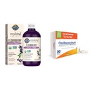 Garten des Lebens Bios Pflanzenbasierte Elderbeere Immun Syrup 6.59 fl oz (195 Ml) & Boiron Oscillococcinum für Relief von Flu-Like Symptome von Body Aches