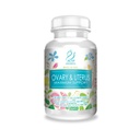 ACTIF Ovary et Uterus Maximum Support avec 15 facteurs avancés et Oméga-3 – Non OGM, Fabriqué aux États-Unis, 90 Compte