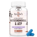 2326 MG Mitochondriale Ergänzungen mit ATP, Vitamine, CoQ10 & PQQ, Mehr Effektive Than Creatine HMB & Nitric Oxide, Energie, Ausdauer, Stärke, Erholung & Muskel, Organisch, 120 Kapseln