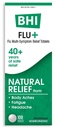 Grippe BHI + Relief multisymptômes froids Remède naturel sûr non par voie cutanée 11 ingrédients actifs homéopathiques ciblés pour les douleurs corporelles, la fatigue, les frissons et les maux de tête - 100 comprimés