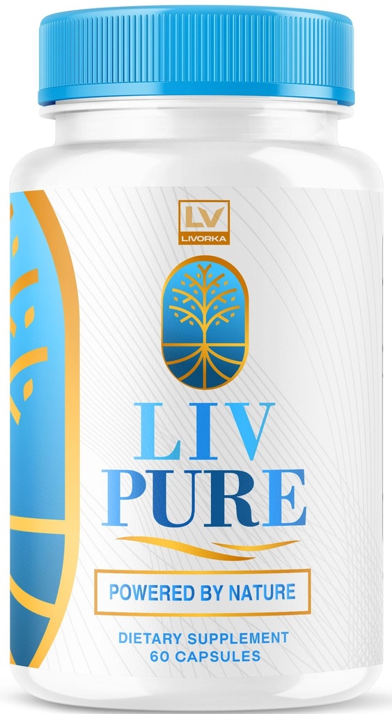 Livpure - Capsule Livpure, Integratori Epatici Livrei Pure Advanced for Global Health & Wellness, Tutti Natural Formula Liv Pure Pills Recensioni, 60 Capsule per 1 Mese