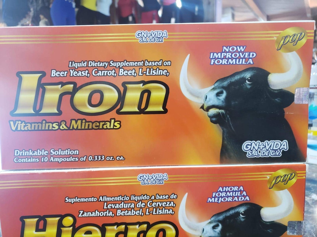 Iron Vitamins & Minerals-Liquid Supplements - Hierro Vitaminas y Minerales (10)