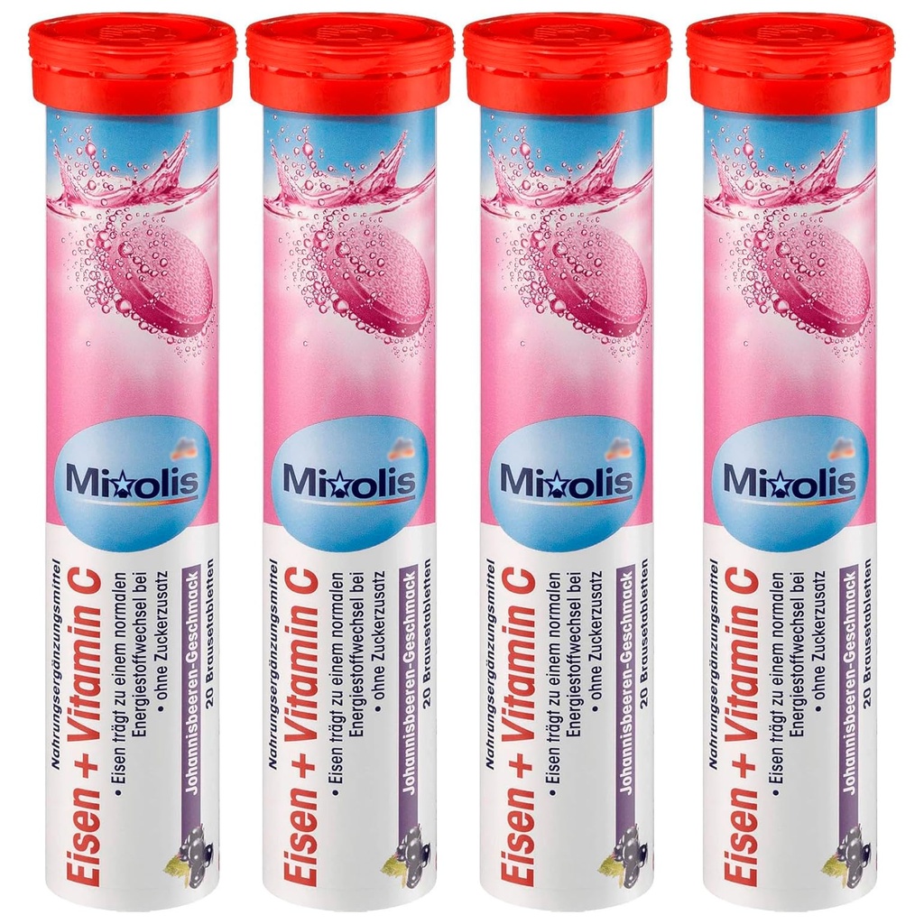 MivlisVitamins (Iron + Vitamin C - 4pack)