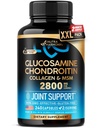 Glucosamin Chondroitin MSM Collagen | Joint Support Supplement 2800 mg | Made in USA | FSA Approved Product Items | Flexibilität Ernährung Vitamine | für Männer & Frauen, 240 Kapseln