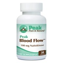 Peak Pure & Natural Peak Blutfluss - Nattokinase Supplement - Gesunde Blutzirkulation Ergänzungen für Erwachsene | 100mg - 30 Kapseln