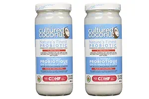 Probiotique de lait de coco biologique fermenté (2 bouteilles)